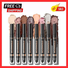 8 Color Dual-Ended Eyeshadow Stick Set Waterproof Long Lasting Cream Makeup