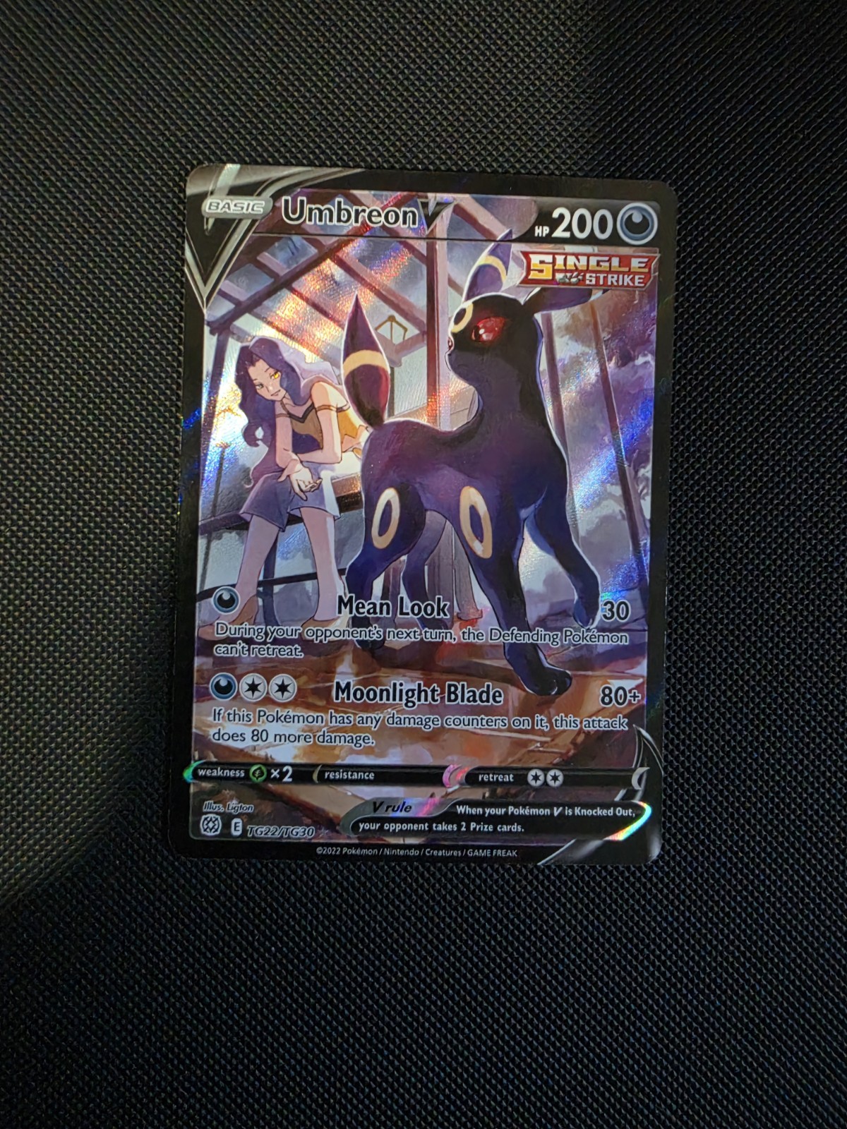Umbreon V TG22/TG30 Brilliant Stars Trainer Gallery Ultra Rare Holo 2022 ENG