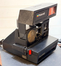 Vtg Polaroid Land Camera 660 Autofocus Instant Camera w/ Strap UNTESTED
