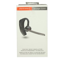 Plantronics Voyager 5200 Noise Cancellation Bluetooth Headset Black For Parts