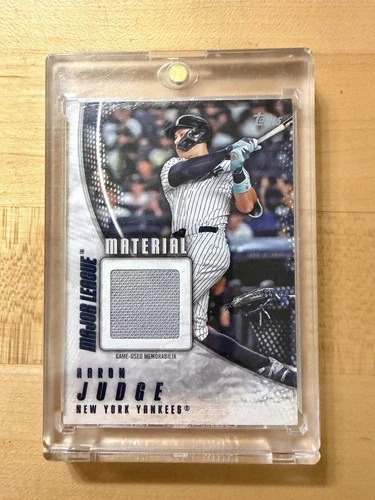 2025 Topps Baseball Aaron Judge Material Relic Card Yankees #MLM-AJ