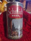 Schmidt Beer , ZIP TOP Beer Can, Deer with fawn — photo 1