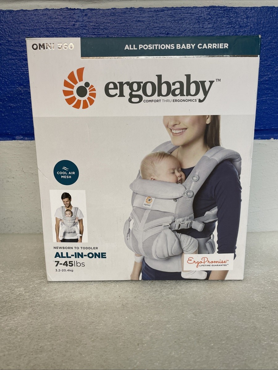 [美品]ergobaby OMNI 360 cool AIR グレー ERGOBABY Omni 360 Cool Air Mesh Baby Carrier | ANB Baby