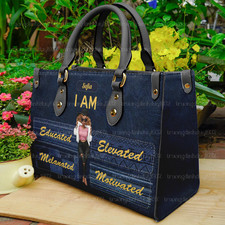 I Am | Personalized Leather Handbags | Handbags for Women