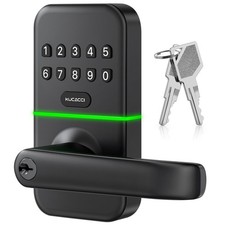 Smart Door Handle Lock with Keypad: Keyless Entry Digital Knob for Front Door...