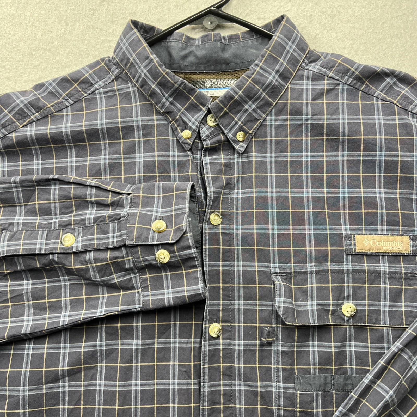 Columbia PHG Button Up Shirt Men’s XL Plaid Long Sleeve Outdoor Hunting Hiking
Opens in a new window