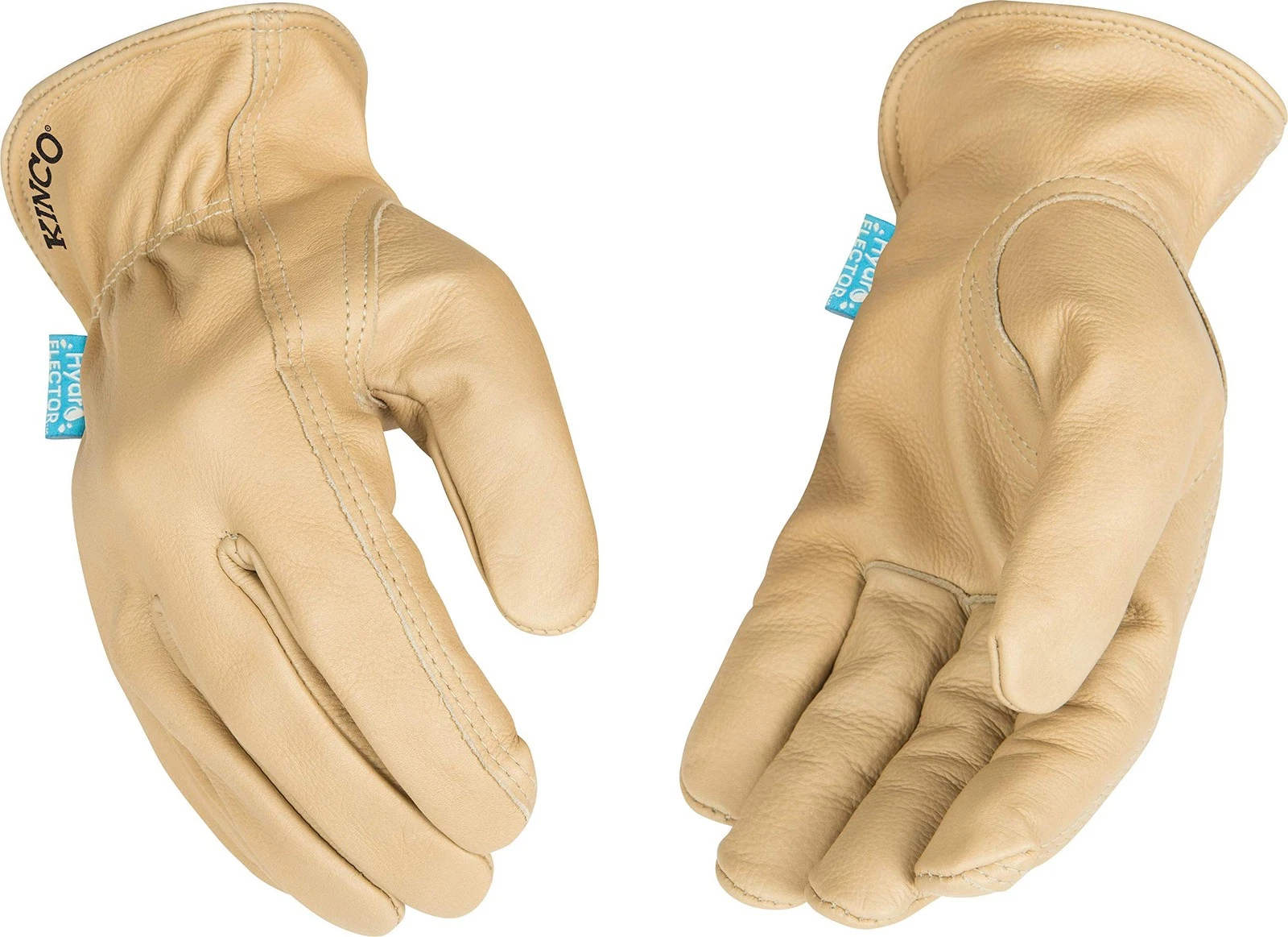 - Hydroflector Unlined Cowhide Leather Work Gloves, (398P)