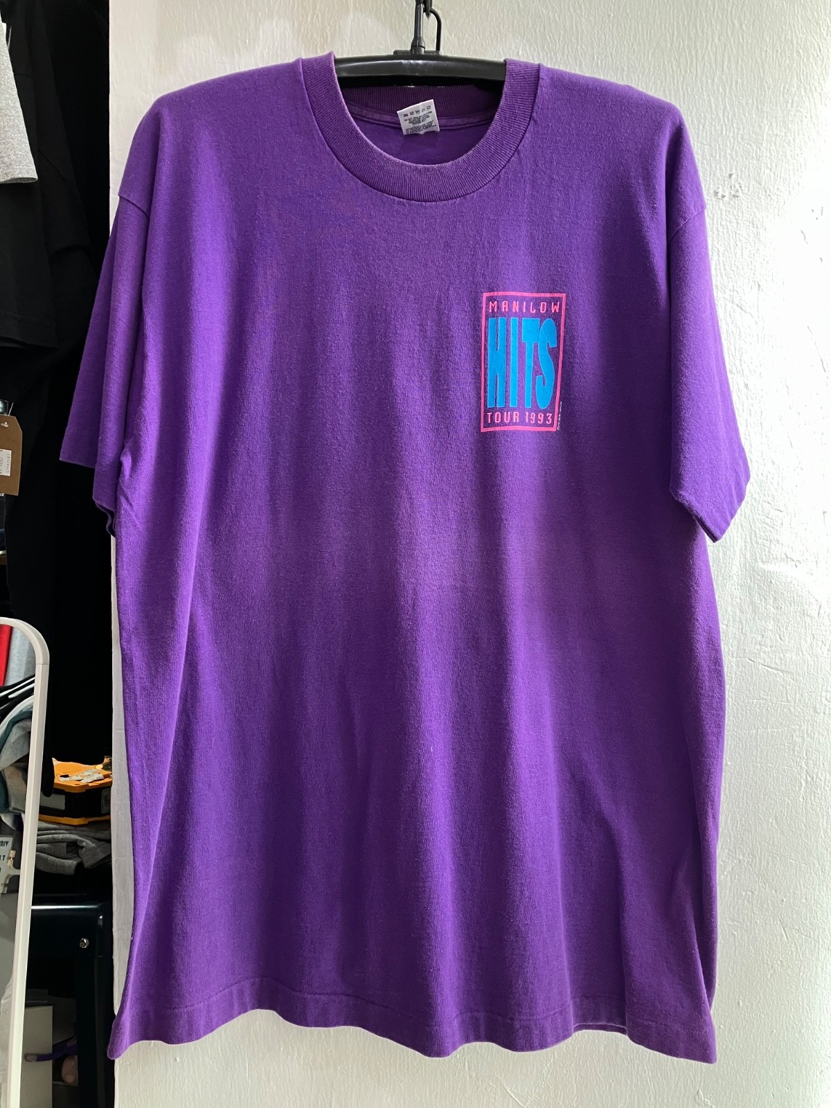 1993 Barry Manilow The Greatest Hits T Shirt Vintage American Soft Rock Music