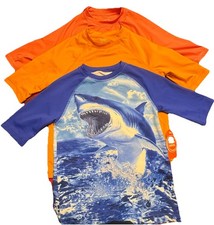 Rashguard Beach/swim Shirts For Boys Size M 8 Set Of 3