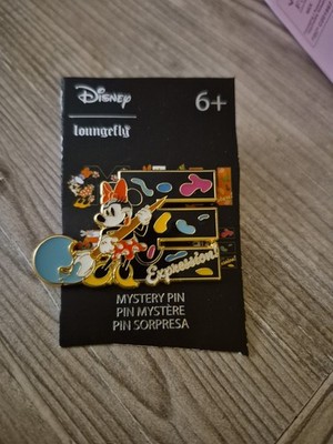 Disney Loungefly Minnie Maus Name Mystery Pin