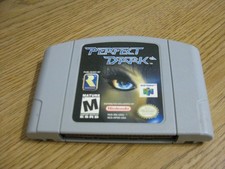 ✅ N64:  PERFECT DARK  (Nintendo 64)  Mature Rated Game  Tested/ Working  SHOOTER