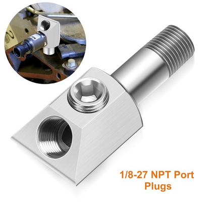 #ad Oil Pressure Sensor Thread Adapter for GM Chevy 305 350 Engines 45° amp; 90° Ports $14.98