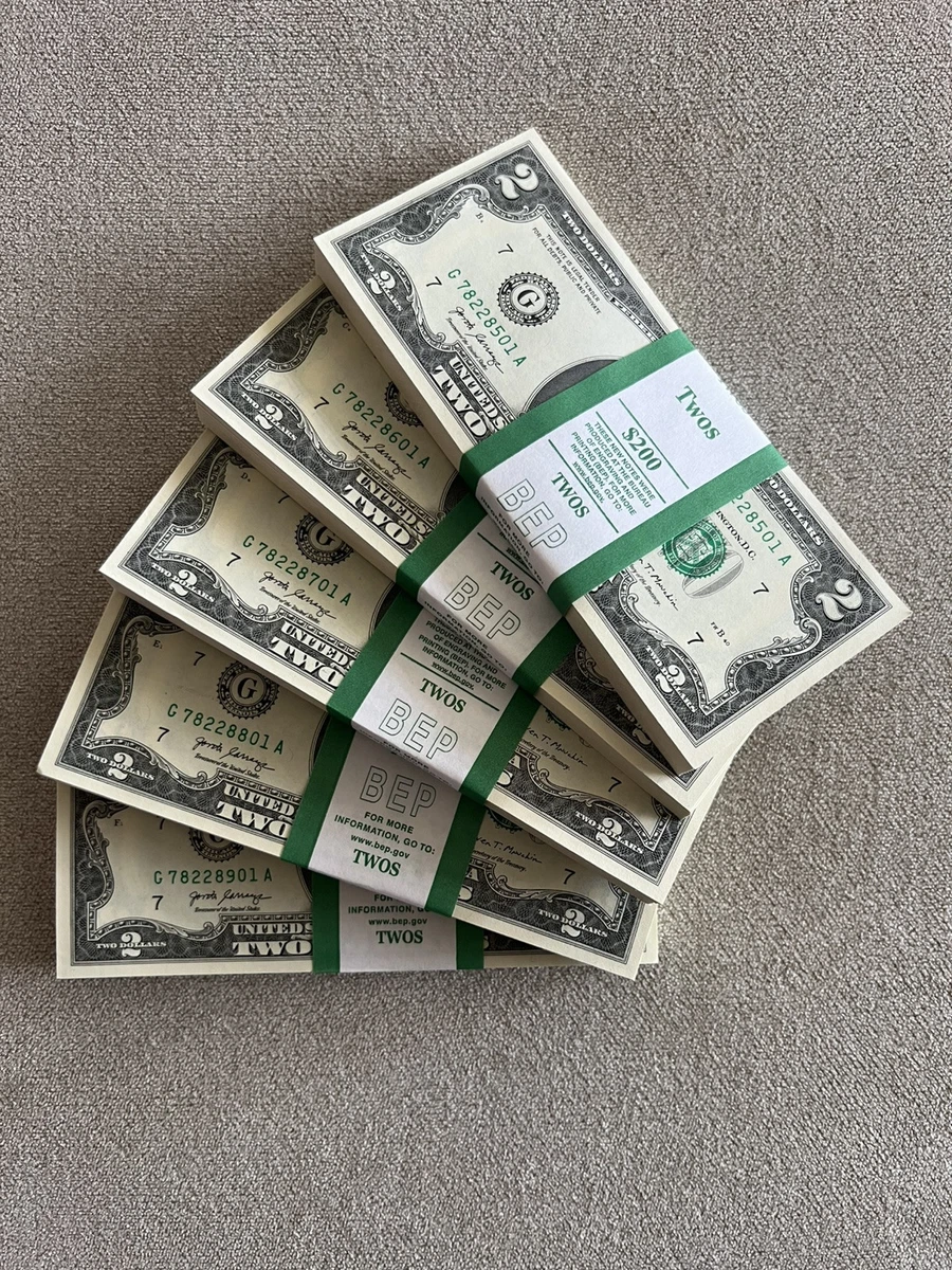 未曾流通$2 美国小尺寸说明| eBay