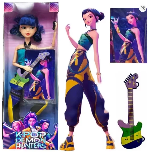 3PC/1pc Cosplay Kpop Demon Hunters Dolls Moveable Joint Collectible Figure Toy - Image 2 of 4