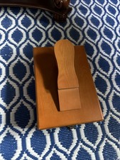 Vintage Kiwi Hand Crafted Wooden Shoe Shine Valet Groomer Box  Brush