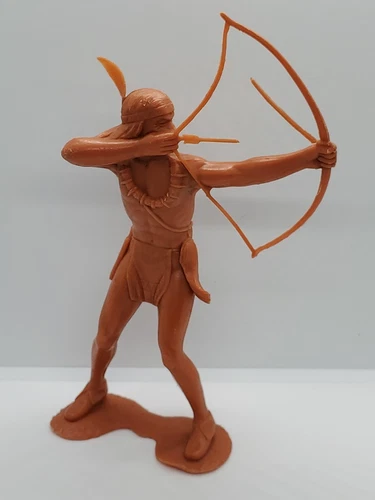 Marx Vintage Native American Warriors Figures 6 Inch 1964