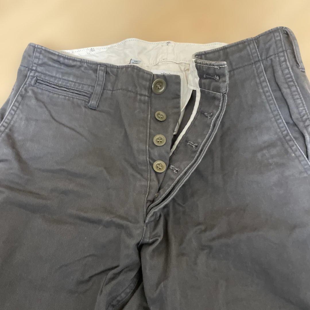 Visvim Work Pants 1 Dark Gray Button Fly Workwear… - image 2