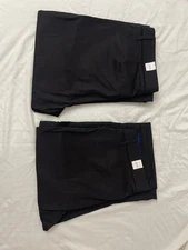 Lot 2 pairs Cintas Comfort Flex PRO Black Cargo Work Pants Size 10  regular 