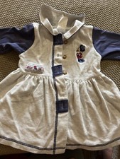 Vintage Minnie Mouse dress white and blue