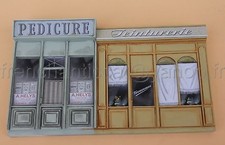 IE Façade complete 1/43 heco miniatures magasin diorama fond resine Teinturie