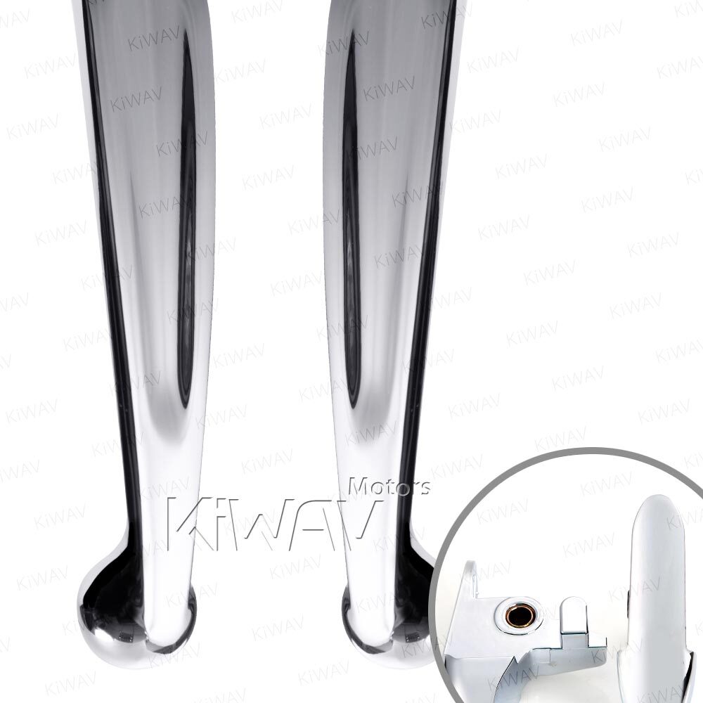 KiWAV chrome hand control lever kit fits Harley Softail models 2018 2019 2020 ε