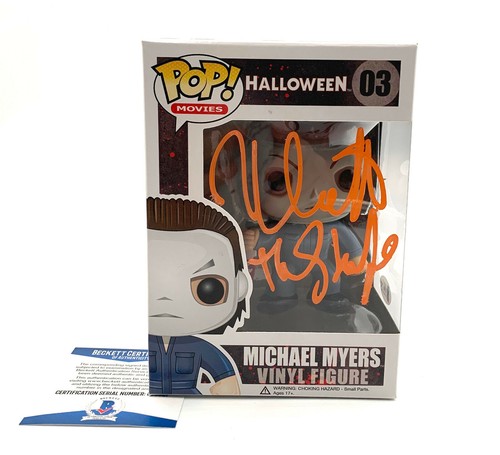 NICK CASTLE HALLOWEEN SIGNED FUNKO POP AUTOGRAPH BECKETT BAS COA 17 THE SHAPE