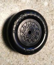 Pinewood Derby Car Lightly Lathed wheels