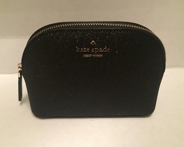 small black glitter bag