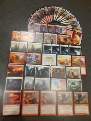 MTG Magic THORNCASTER SLIVER DECK Five-Alarm Fire Hive Stirrings Blur M14 Rare