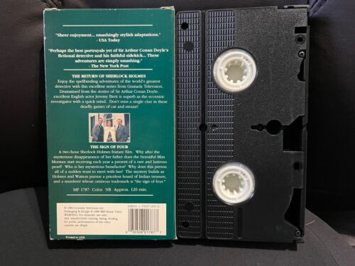 The Return of Sherlock Holmes: The sign of Four / Sherlock Undercover Dog vhs - Picture 3 of 5