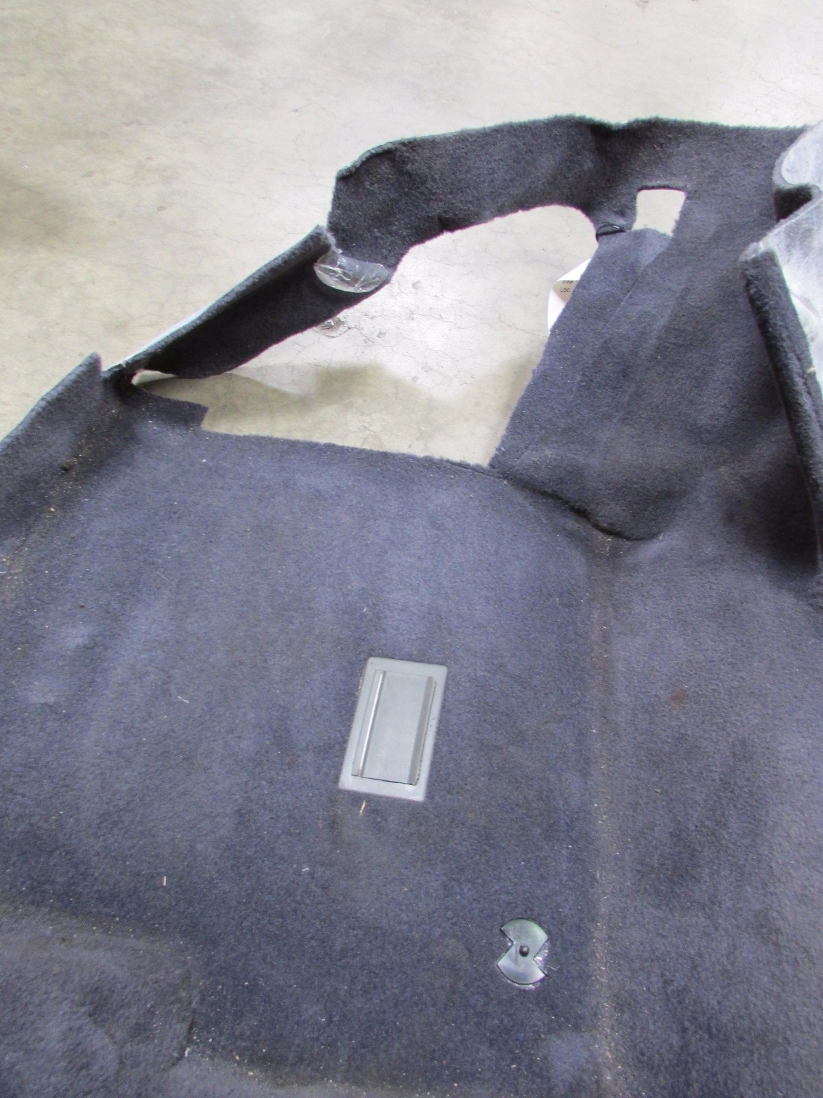 Maserati Coupe, Gransport, Front Main Floor Carpet, Blue, Used, P/N 67390594