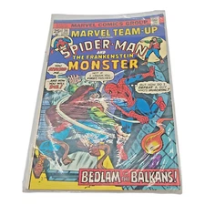 Marvel Comics Group Marvel Team Up Spider-Man Frankenstein Iss #36 VTG 1975