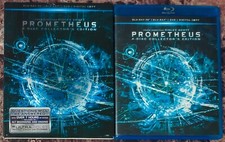 Prometheus 3D Blu-ray DVD Digital Copy 4-Disc Set Collector's Edition Slipcover