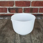 Vintage Sunbeam 20CJ Mixmaster Milk Glass Mixing Bowl By Glasbake 1 1/2 Quarts