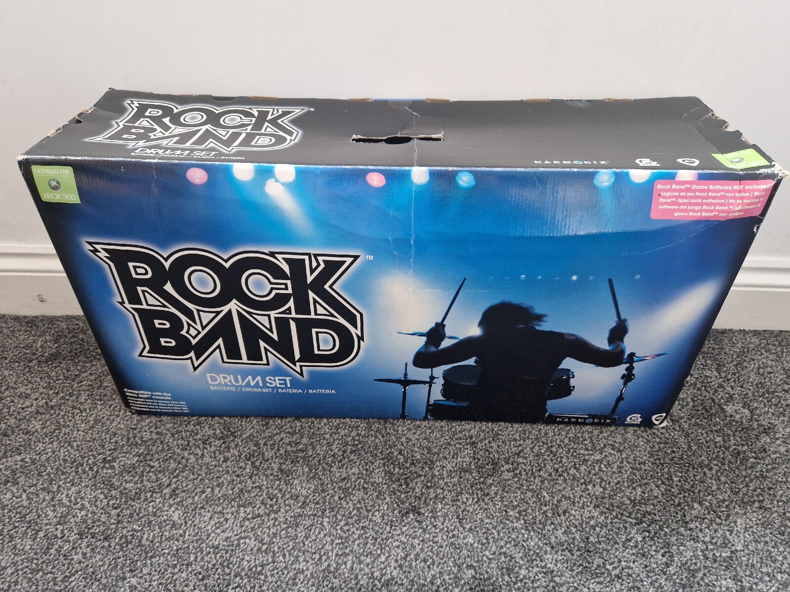 Harmonix Rock Band 822149 Black Wired Drum Kit Controller (Microsoft