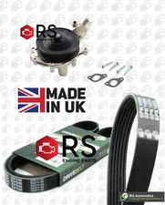 Water Pump V-RIBBED BELT FIT LAND ROVER DEFENDER DISCOVERY RANGE ROVER 3.0 AJ133