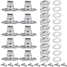 10 Sets Marine Grade Twist Lock Fasteners Turn Button Eyelet and Stud Mountin...
