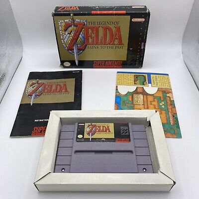 Zelda Link to the Past Super Nintendo SNES Game Complete CIB w