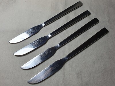 Vintage Spear & Jackson Opal Dessertmesser x 4 Edelstahl Besteck