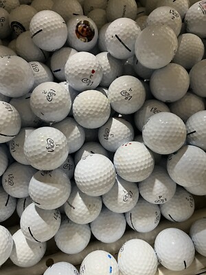 100 Vice White Mix Used Golf Balls 5A/4A Condition Free Shipping