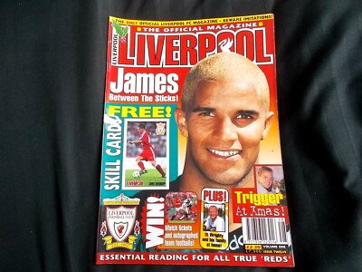 Liverpool FC LFC Football Club Magazine Volume 1 Issue 12 David James Wright