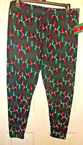 Brushed Leggings Christmas lights 