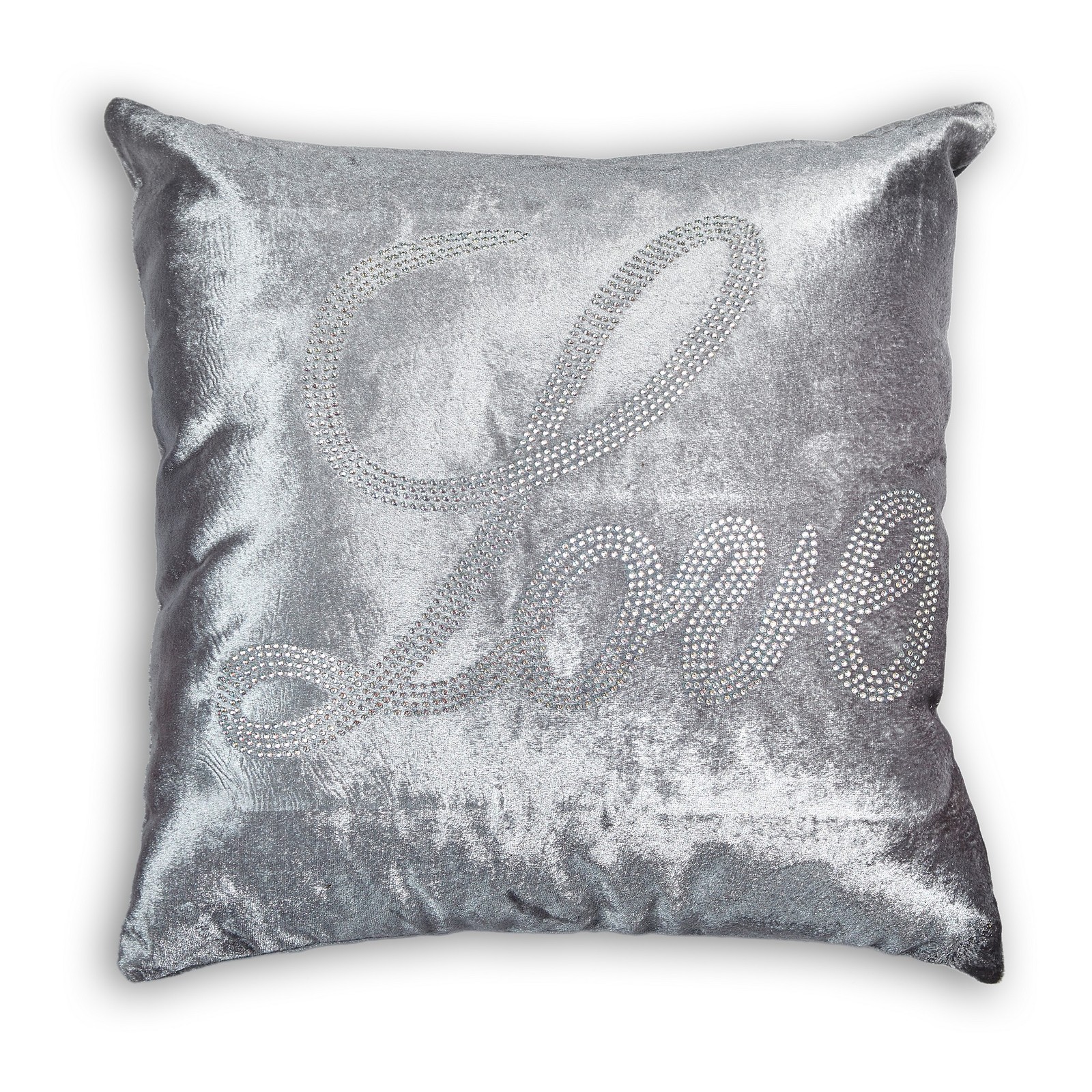 Crushed Velvet Cushion Covers or Filled Cushion Plain, Damask