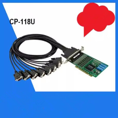 1pcs MOXA CP-118U Three Signals in One 8-port RS232/422/485 PCI Serial Card