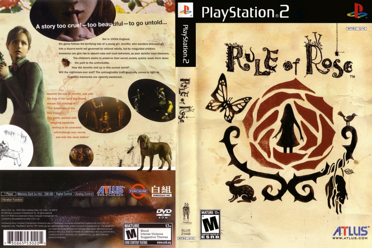 Custom Rule of Rose (Sony Playstation 2) Replacement Case No Custom Rule of Rose (Sony Playstation 2) Replacement Case No