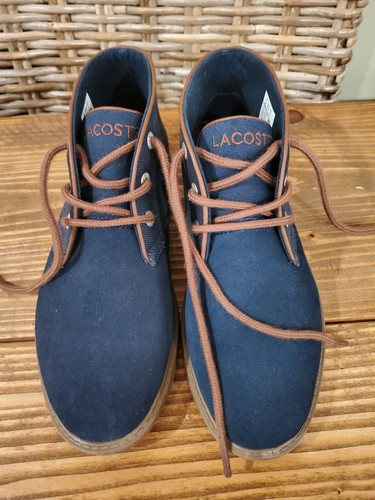 lacoste blue boots