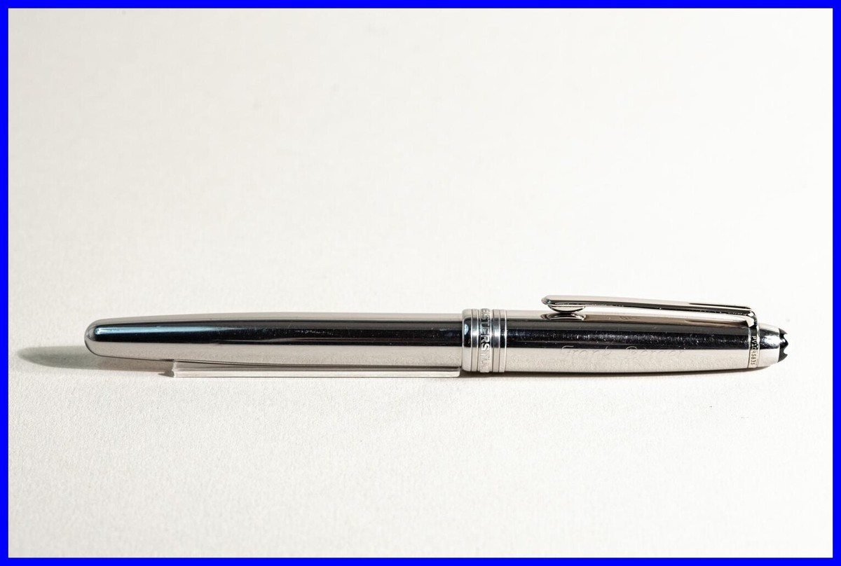 Vintage MONTBLANC Masterpiece Rollerball Pen 163 STEEL name