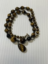 Tigers Eye Pendant Necklace
