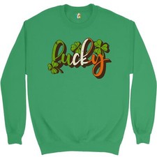Lucky Sweatshirt Irish St. Patrick's Day Leprechaun Elves Shenanigans Crewneck