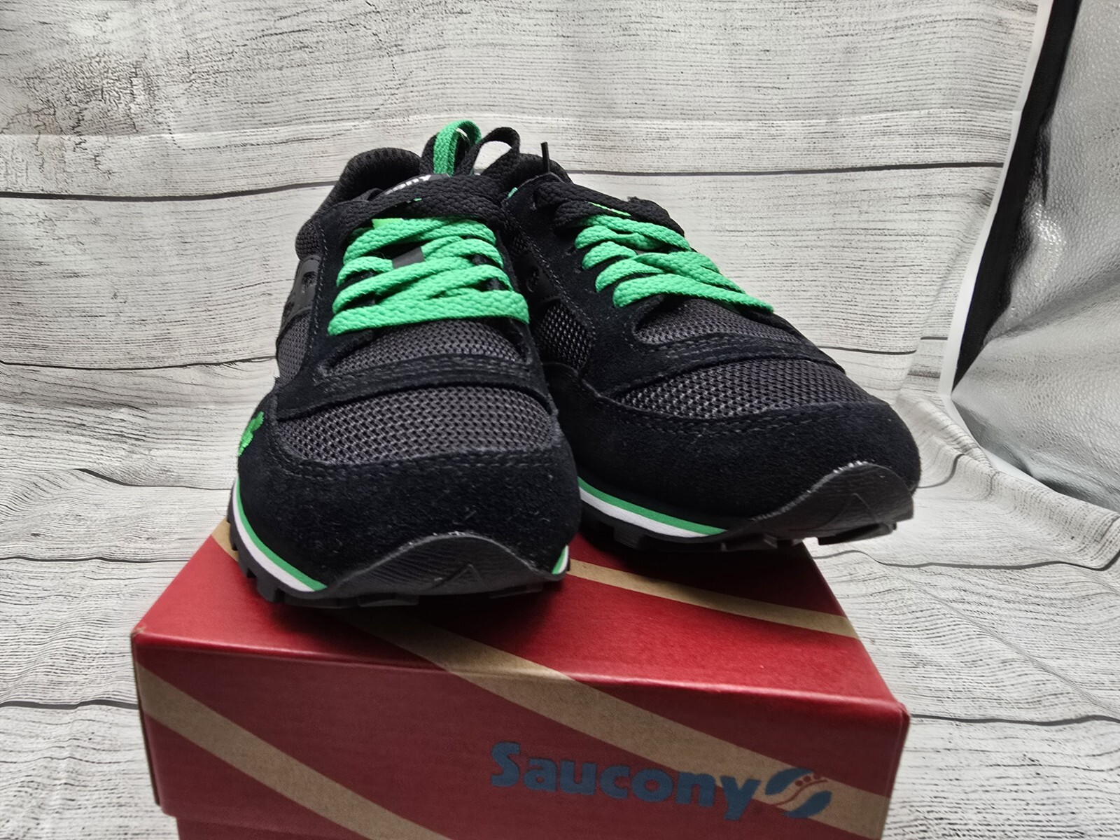 Saucony Jazz Low Pro Sneaker St. Patrick's Day Shamrock Notre Dame Irish Sz 5